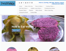 Tablet Screenshot of livelife365.com